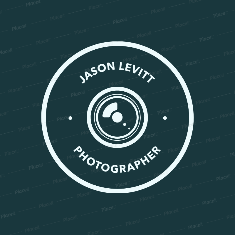 Photogropher Logo - Professional Photographer Logo Design Template 1438