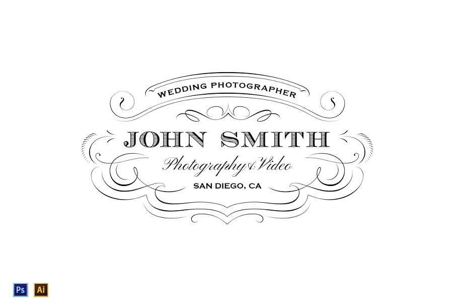 Photogropher Logo - Wedding Photographer Logo