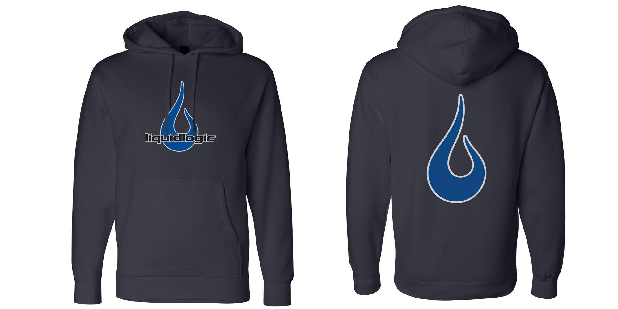 Liquidlogic Logo - liquidlogic kayaks Liquidlogic Classic Hoodie- Dark Navy Blue