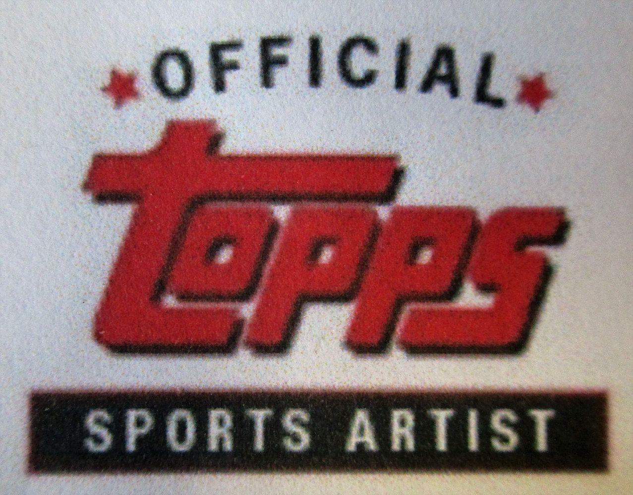 Topps Logo - Topps Official Artist Logo - Vincent Bova - Artist