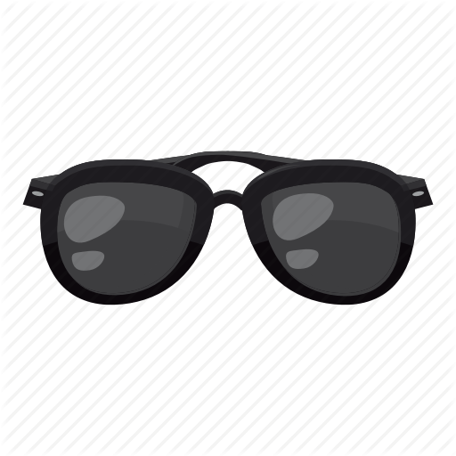 Sunglasses Logo - 'Hipster items - cartoon' by Ivan Ryabokon