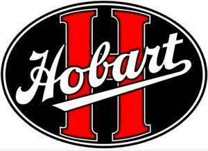 Hobart Logo - Details about Antique Vintage Hobart Restoration Decal from Original Hobart  Specifications