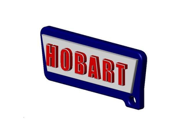 Hobart Logo - HOBART LOGO KEYRING By Shire