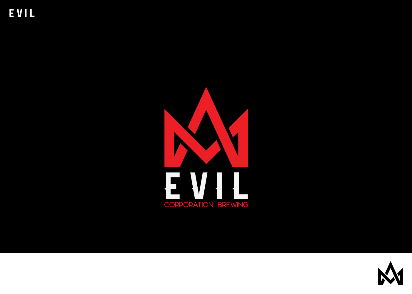 Evil Logo - Bold, Modern, Brewery Logo Design for Evil Corporation Brewing