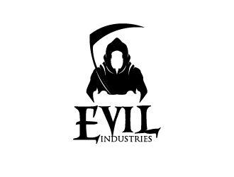 Evil Logo - evil industries logo design