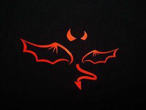 Evil Logo - Details about Red Evil Devil Logo Auto Car Vinyl Decor Graphics Removable  Art Decal Sticker