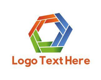 Orange Hexagon Logo