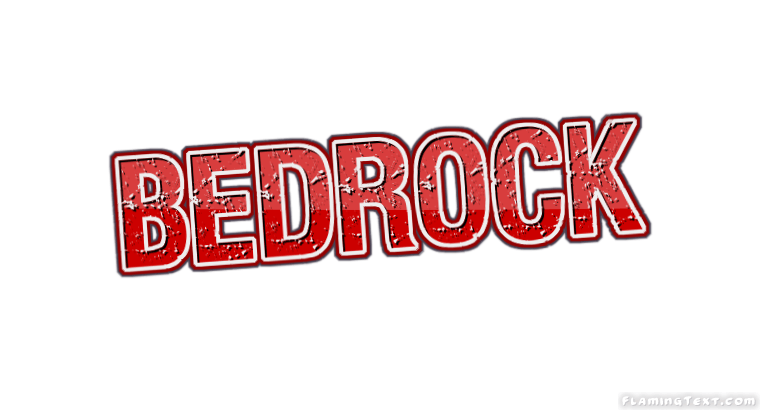 Bedrock Logo - United States of America Logo. Free Logo Design Tool from Flaming Text