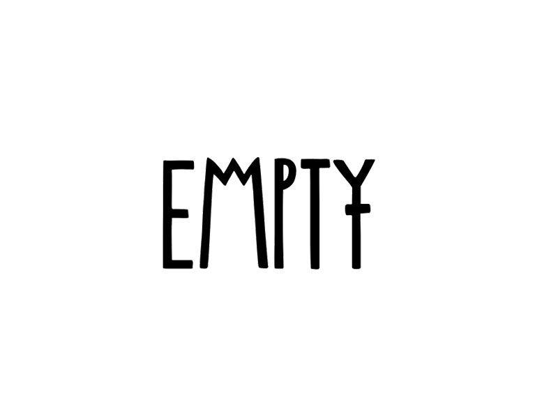 Empty Logo - Empty Logo by Cameron Smith on Dribbble