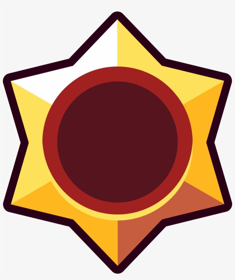 Empty Logo - Gold Star Empty Brawl Star Logo Transparent PNG