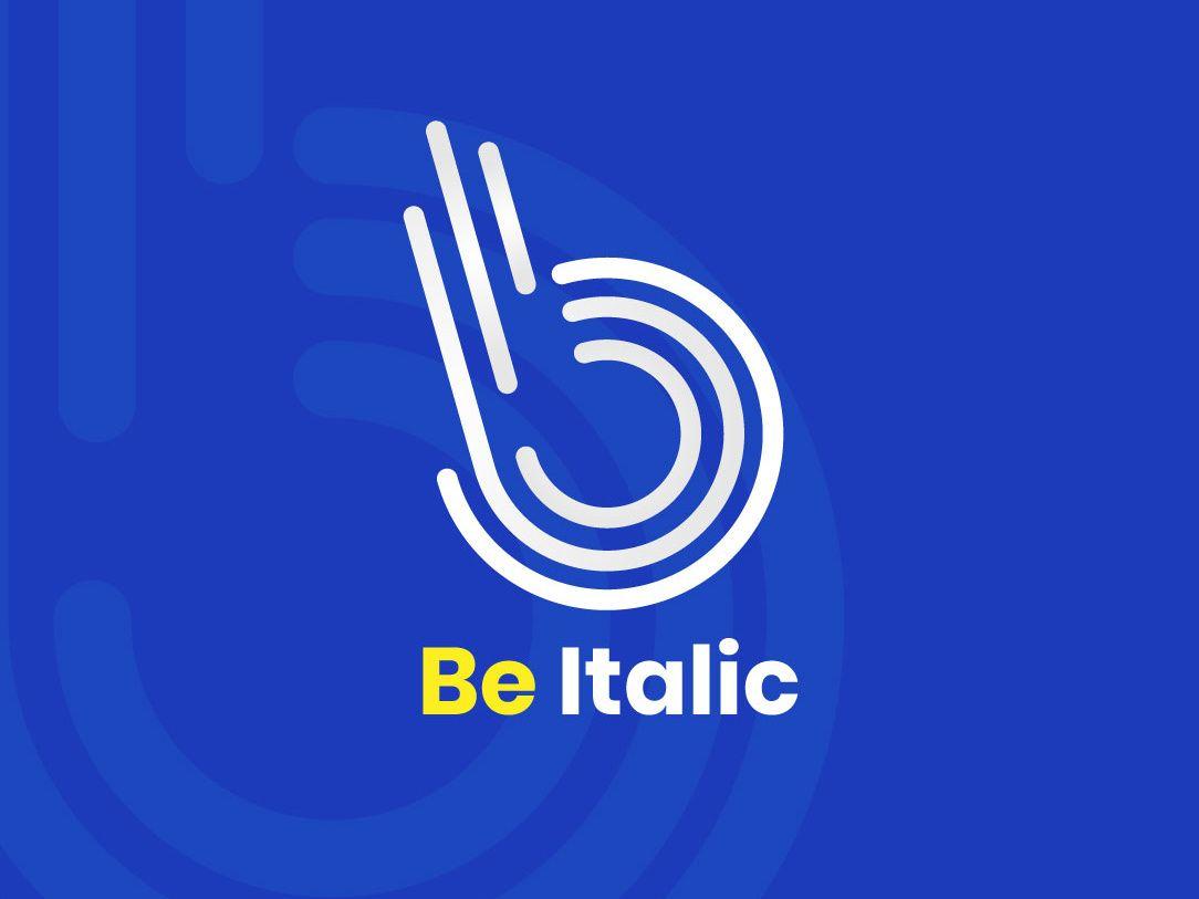 Italic Logo - Logo design -Be italic by Sandesh Uprety | Dribbble | Dribbble