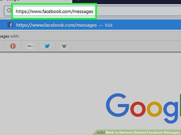 Facebook.com Logo - 3 Ways to Retrieve Deleted Facebook Messages - wikiHow