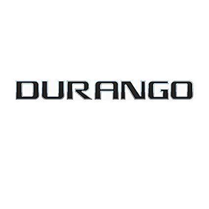 Durango Logo - EMBLEM DURANGO FOR DODGE DURANGO CHROME WITH BLACK REPLACEMENT