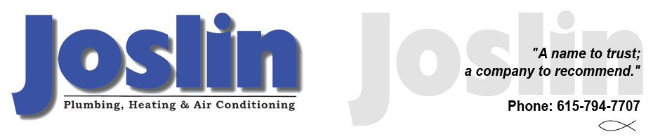 Joslin Logo - Joslin Plumbing, Heating & Air Conditioning | A name to trust; a ...
