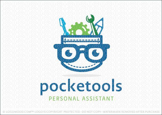 Pocket Logo - Pocket Tools Nerd | Readymade Logos for Sale