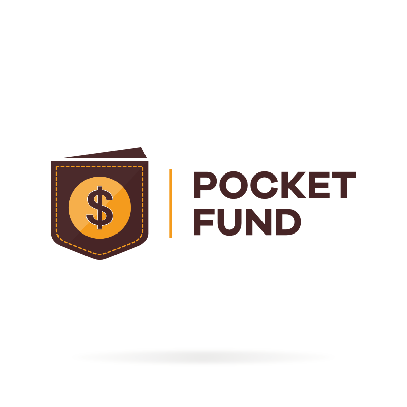 Pocket Logo - Pocket Fund Financial Logo Template. Bobcares Logo Designs Services