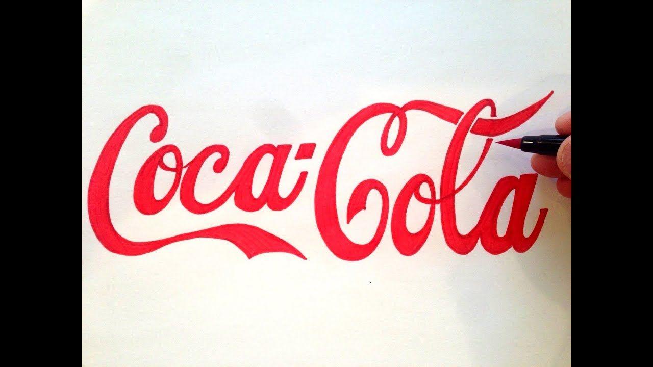 Cocola Logo - How to Draw the Coca Cola Logo Freehand