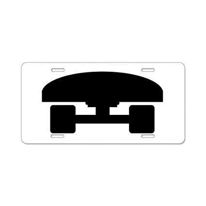 CafePress Logo - Amazon.com: CafePress - Skateboard Logo Icon - Aluminum License ...