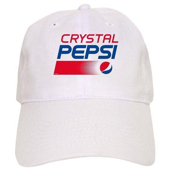 CafePress Logo - Crystal Pepsi Logo Cap