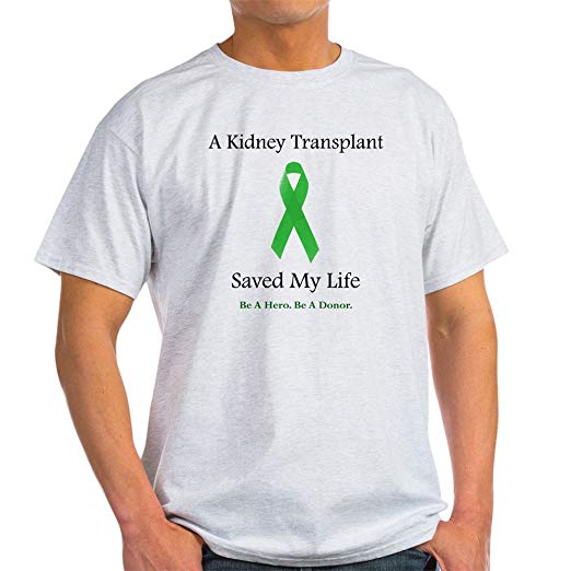 CafePress Logo - CafePress Kidney Transplant Survivor Light Cotton T-Shirt