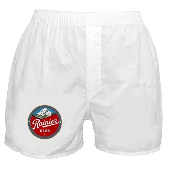 CafePress Logo - Historic Rainier Beer logo Boxer Shorts