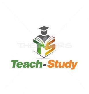 Study Logo - TS Letter Teach Study Logo Vector