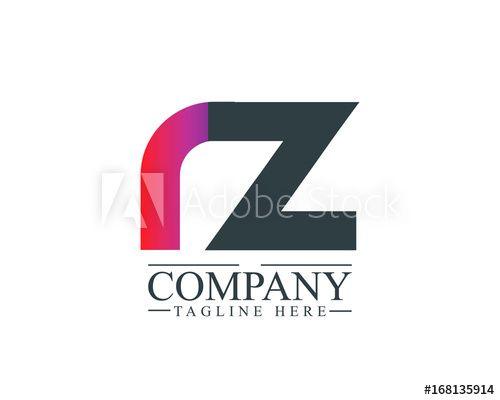 RZ Logo - Initial Letter RZ Linked Design Logo - Buy this stock vector and ...