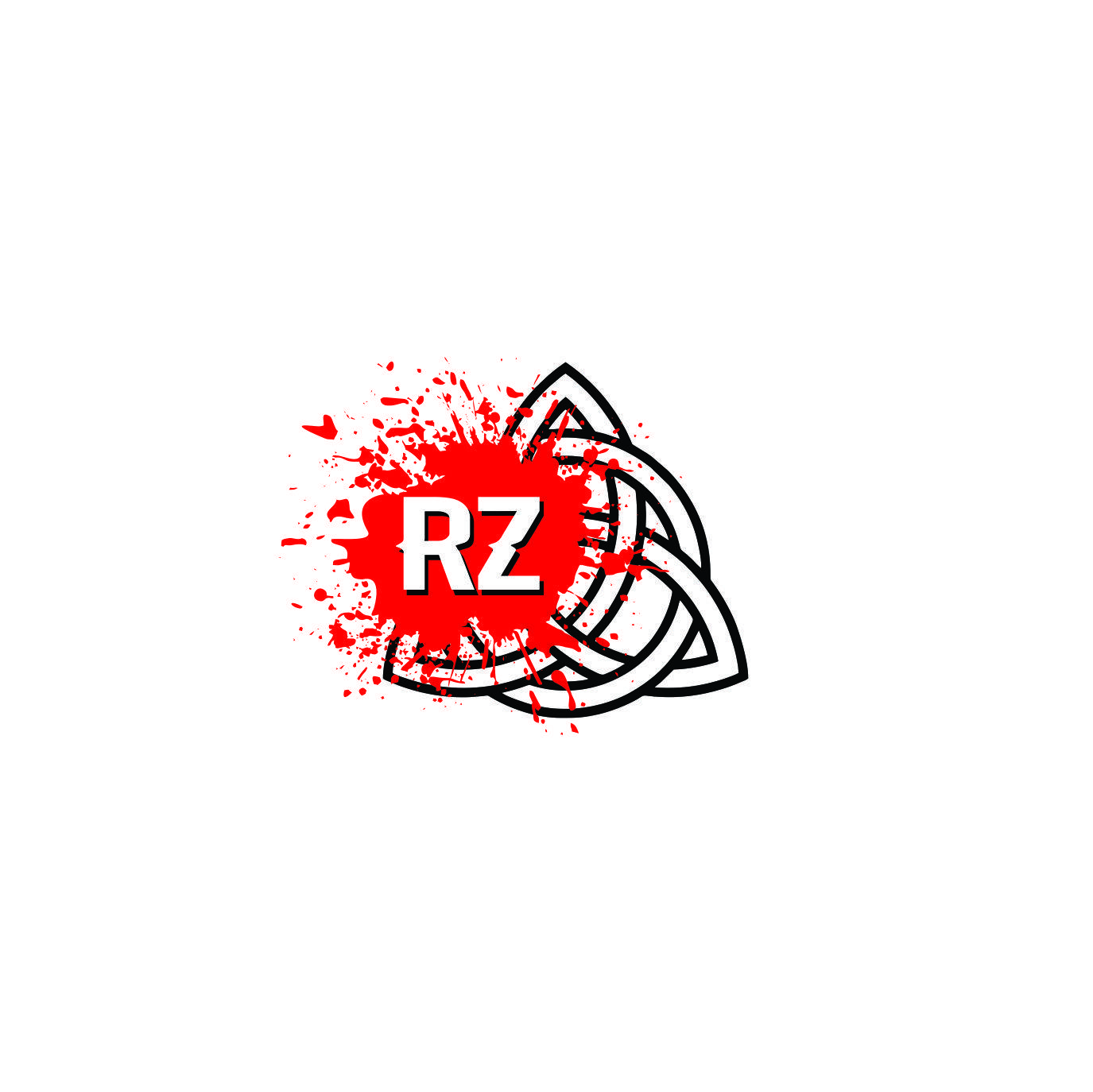 RZ Logo design vector. Swoosh letter RZ logo design. Initial RZ letter linked logo vector ...