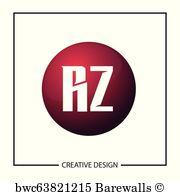 RZ Logo - Rz logo Posters and Art Prints