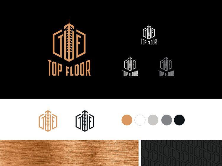Floor Logo - Top Floor Entertainment Logo & Branding — Laura Dubbs