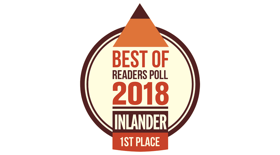 1st-place Logo - BEST OF READERS POLL 2018 INLANDER 1ST PLACE Vector Logo - .SVG +