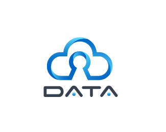 DataLock Logo - Data Cloud Logo Logo design - The logo is combination of Cloud and a ...