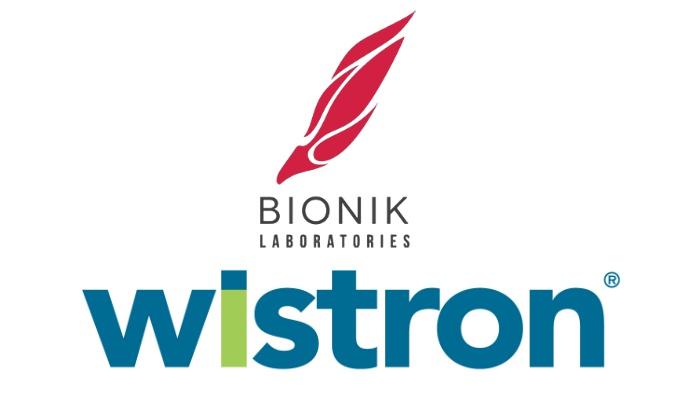Wistron Logo - Bionik Labs and Wistron to partner on development of powered ...