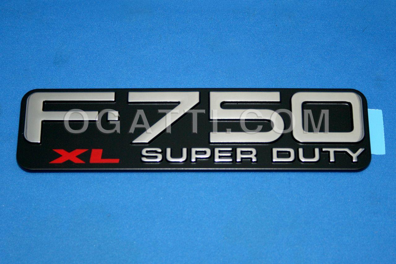 F-750 Logo - YC3Z-16720-CA | F-750 SUPER DUTY XL FRONT EMBLEM 2002-2010