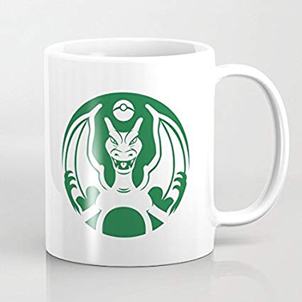 Charbucks Logo - Amazon.com: Charbucks Mugs Green Dinasour Funny Birthday Gifts for ...