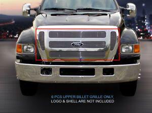 F-750 Logo - 04 15 Ford F 650 F 750 Billet Grille Grill Insert Fedar 815122027008