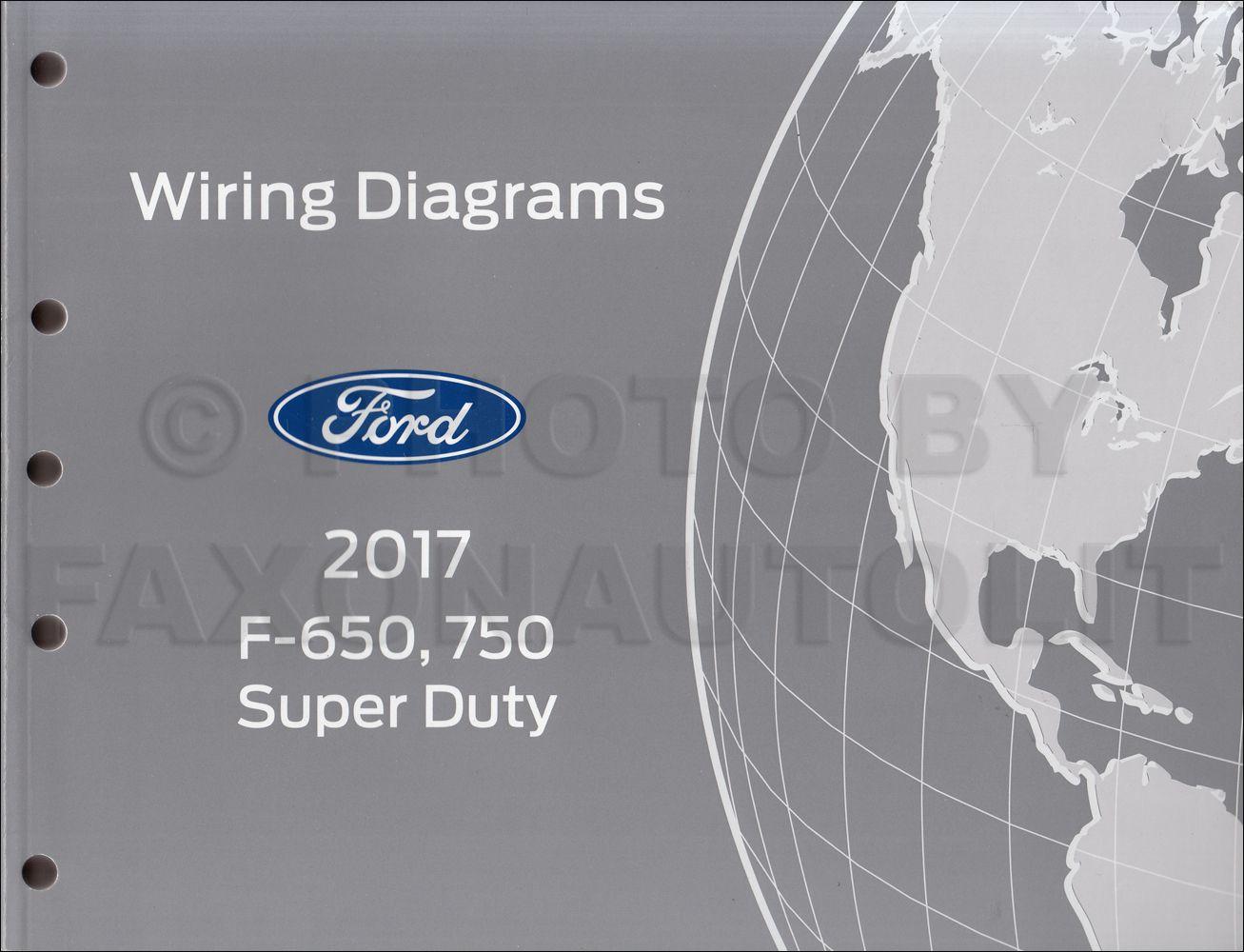 F-750 Logo - Ford F 650 And F 750 Super Duty Truck Wiring Diagram Manual Original