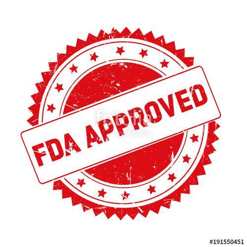 FDA-approved Logo - Fda Approved red grunge stamp isolated