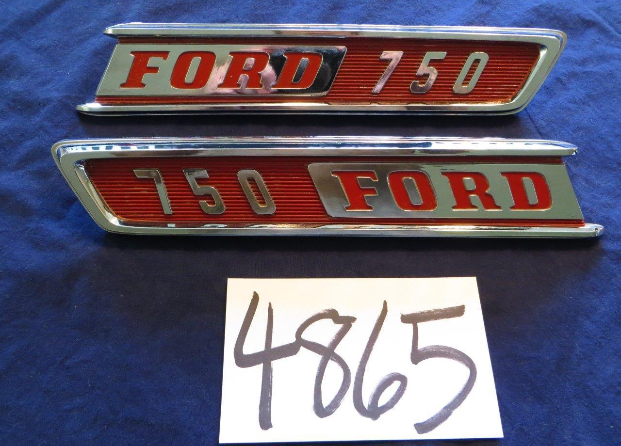 F-750 Logo - Rare Birds: NOS '67 600, 700 & 750 Hood emblems - Ford Truck ...