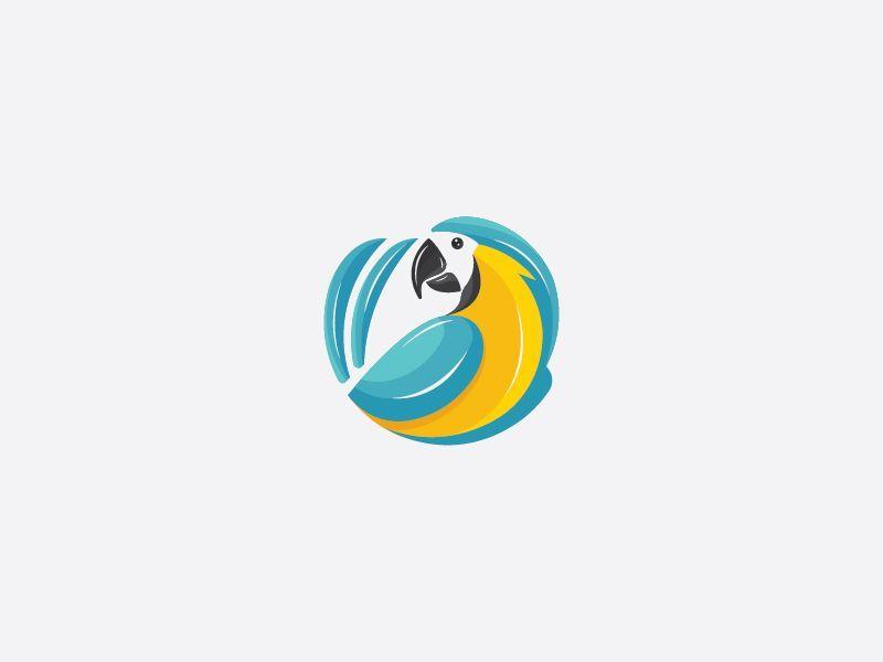 Birds Logo - Parrot logos | Birds | Parrot logo, Bird logos, Logos design