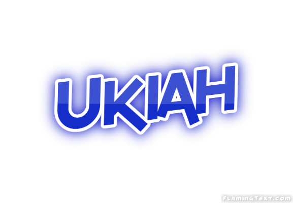 Ukiah Logo - United States of America Logo. Free Logo Design Tool from Flaming Text