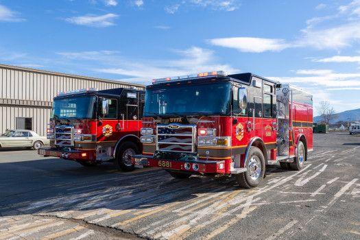 Ukiah Logo - New fire engines feature new Ukiah Valley Fire Authority logo