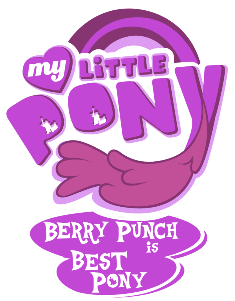 Pony Logo - berry punch is best pony logo | Fanart - MLP. My Little Pony Logo ...