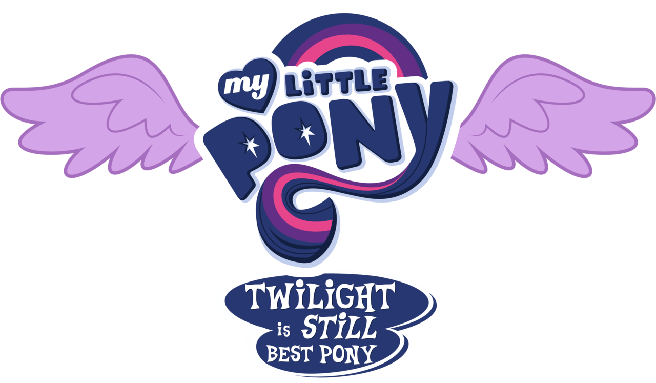 Pony Logo - 260519 - absurd res, alicorn, artist:mamandil, best pony, edit ...