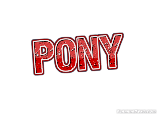 Pony Logo - Pony Logo | Free Name Design Tool from Flaming Text