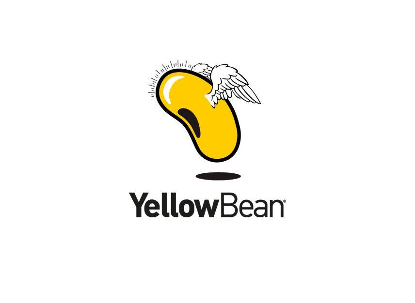 Bean Logo - Yellow Bean, Logo design, Branding, Packaging - YELLOW BEAN-Design ...
