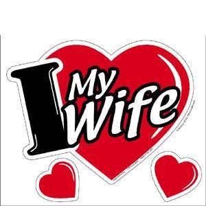 Wife Logo - I love my wife Logos