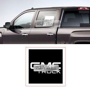 GMC Truck Logo - GMC TRUCK Logo Rectangle Graphics Vinyl Decals Custom Sticker 1Pcs ...