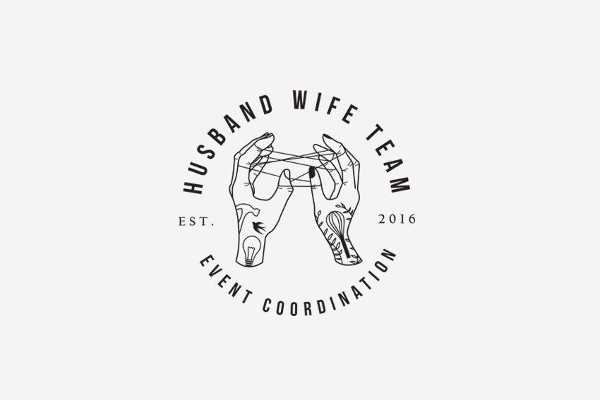 Wife Logo - Husband Wife Team Corporate Identity | Selmari Slot Creative