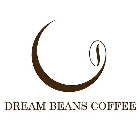 Bean Logo - The logo of Dream Beans Coffee. The Creation between the Moon and a